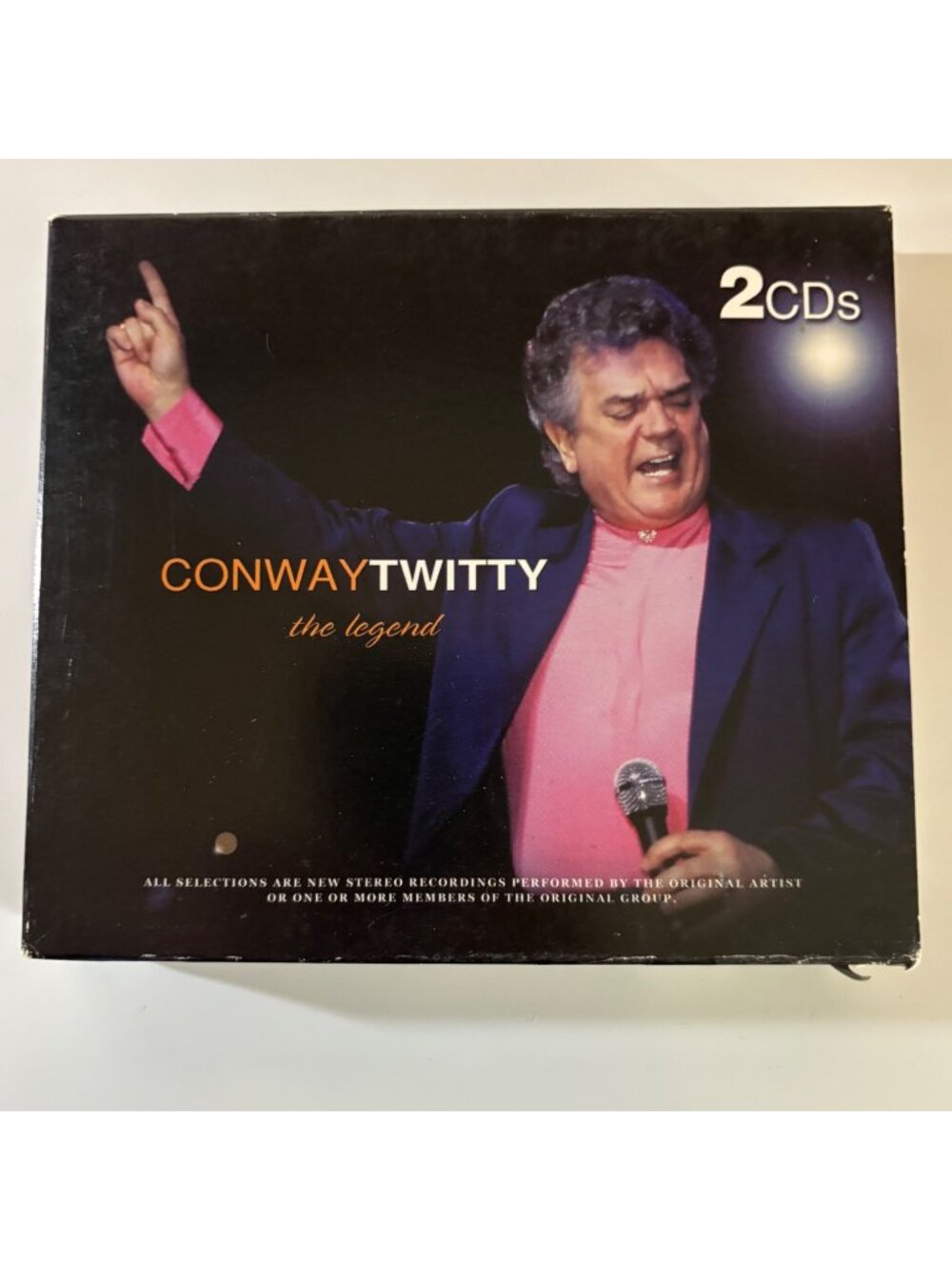 Conway Twitty The Legend 2003 2CD Platinum Disc Corp Country Music Compilation